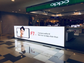 hộp đèn quảng cáo bảng điện thoại